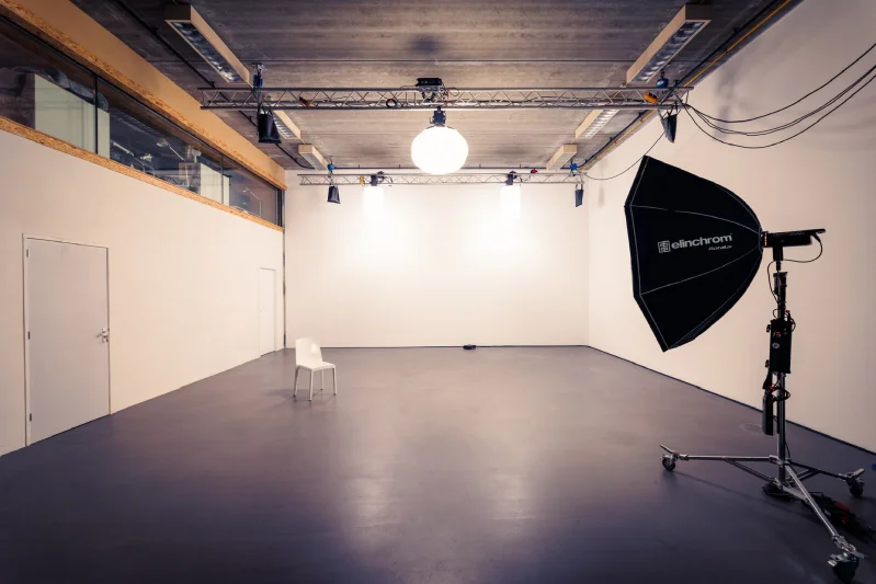 Witte grote studio