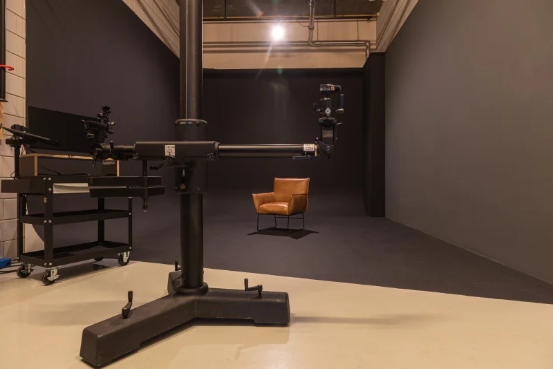 Zwarte studio